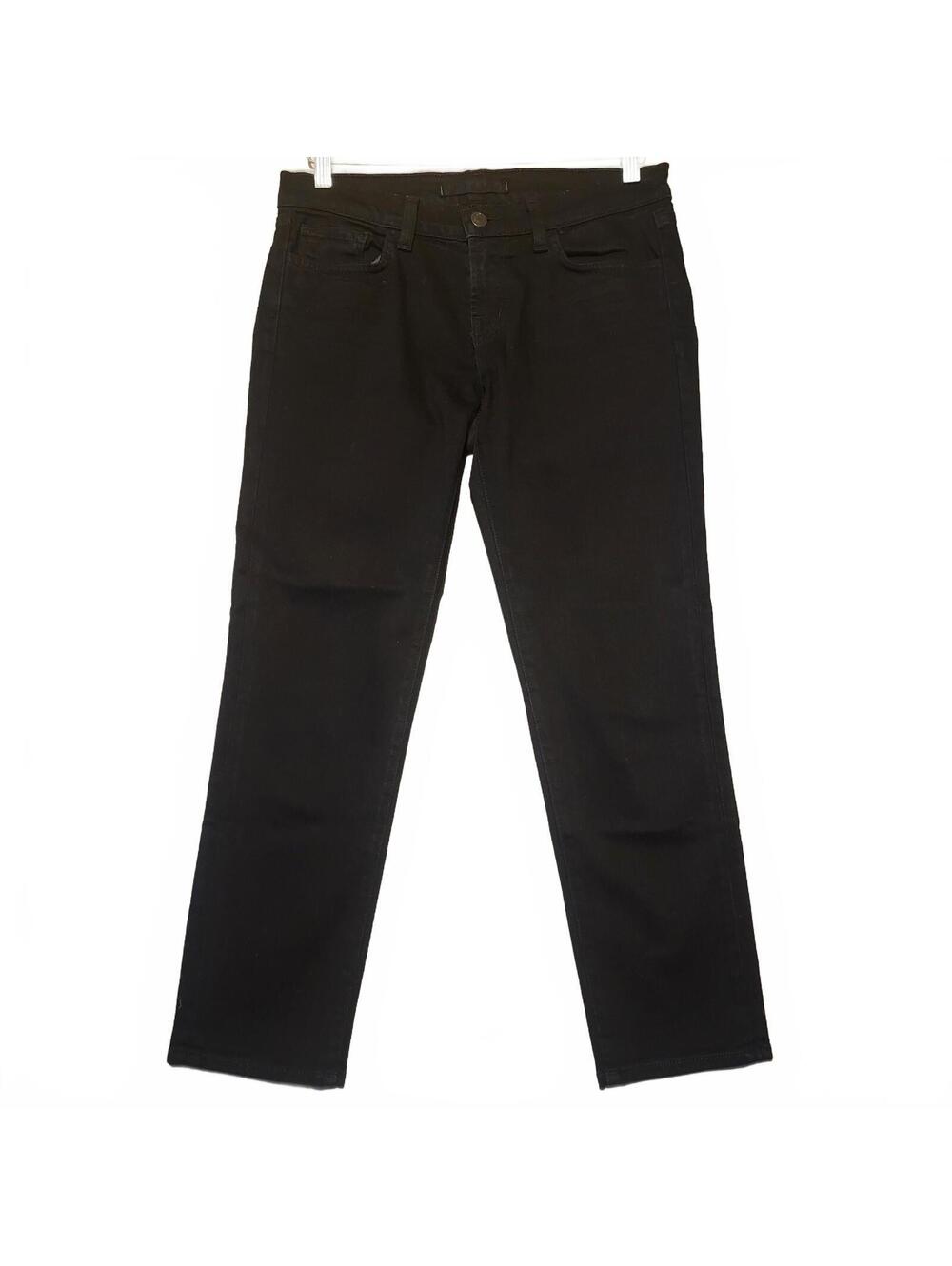 J Brand Black Straight Leg Jeans Size 28
